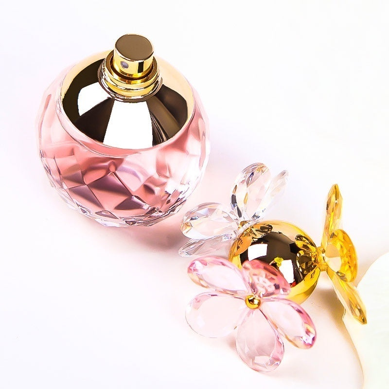 Women's Fragrances Eau De Toilette Natural Perfume Spray Bottle Crystal Flower BN02