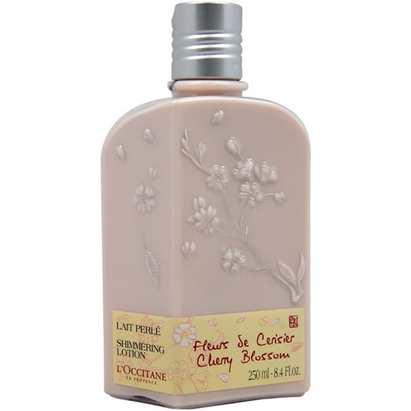 Cherry Blossom Shimmering Lotion by LOccitane for Women - 8.4 oz Body Lotion