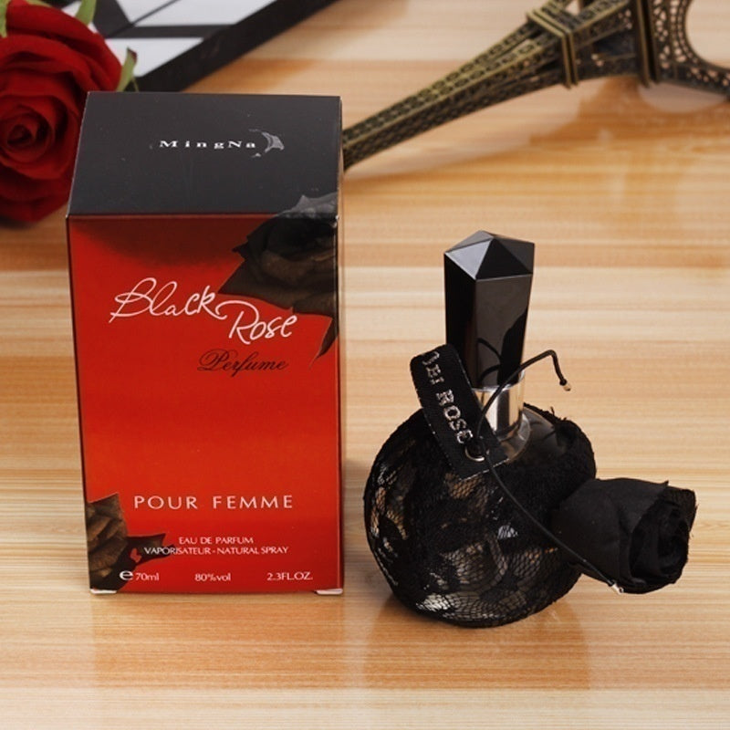 Beautiful black rose perfume - women perfume 70/100ml- lasting floral - instant fresh -French flavor