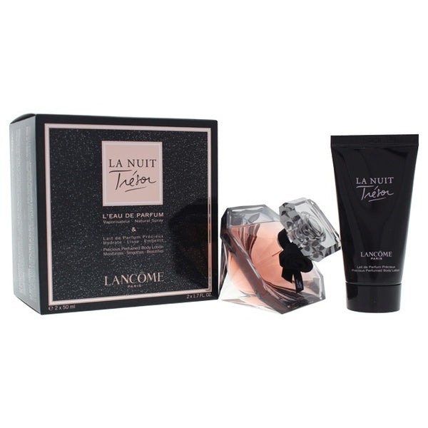 La Nuit Tresor by Lancome for Women - 2 Pc Gift Set 1.7oz LEau De Parfum, 1.7oz Precious Perfumed Body Lotion