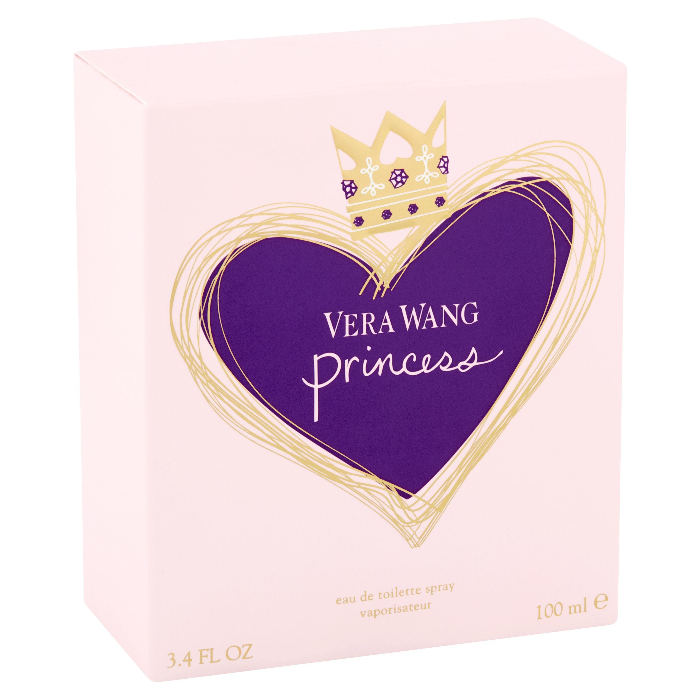 Vera Wang 146628 Princess Eau De Toilette Spray for Women, 3.4 oz