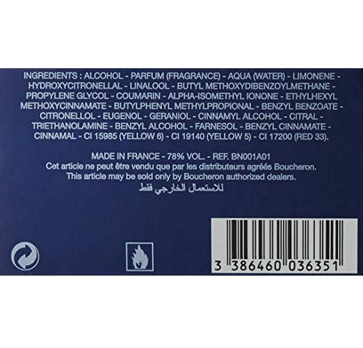 BOUCHERON BOUCHERON-036351 Pour Femme Eau de Parfum Floral Oriental. 3.3 fl oz