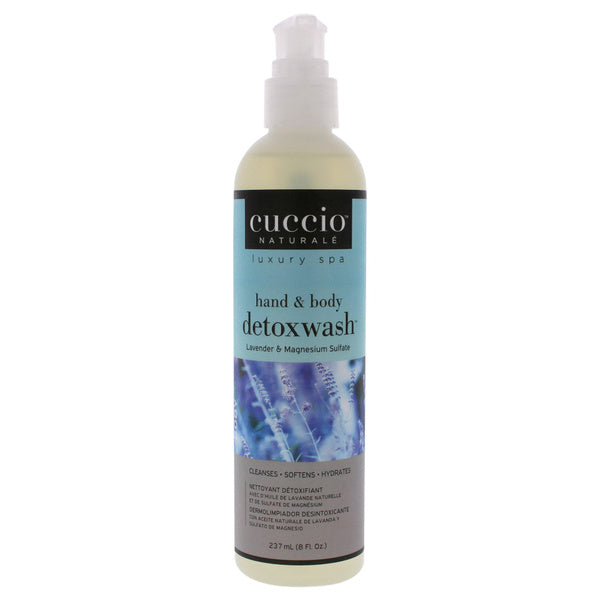 Cuccio Naturale HAND & BODY DETOXWASH - Lavendar & Magnesium Sulfate - 8 oz