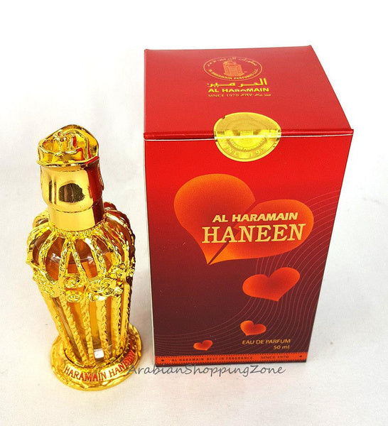 Haneen 50ml By Al Haramain Taif Rosy Fruity Agerwood Amber Top Quality EDP Spray