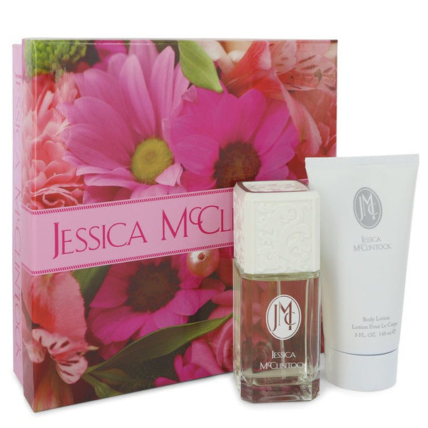 Jessica McClintock -- Gift Set - 3.4 oz Eau De Parfum Spray + 5 oz Body Lotion for Women