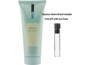 Sue Devitt by Sue Devitt Exfoliating Body Wash --3.4oz for WOMEN And a Mystery Name brand sample vile