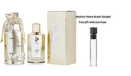 MANCERA ROYAL VANILLA by Mancera EAU DE PARFUM SPRAY 4 OZ for UNISEX And a Mystery Name brand sample vile