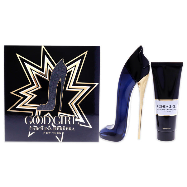 Good Girl by Carolina Herrera for Women - 2 Pc Gift Set 1.7oz EDP Spray, 2.5oz Body Lotion