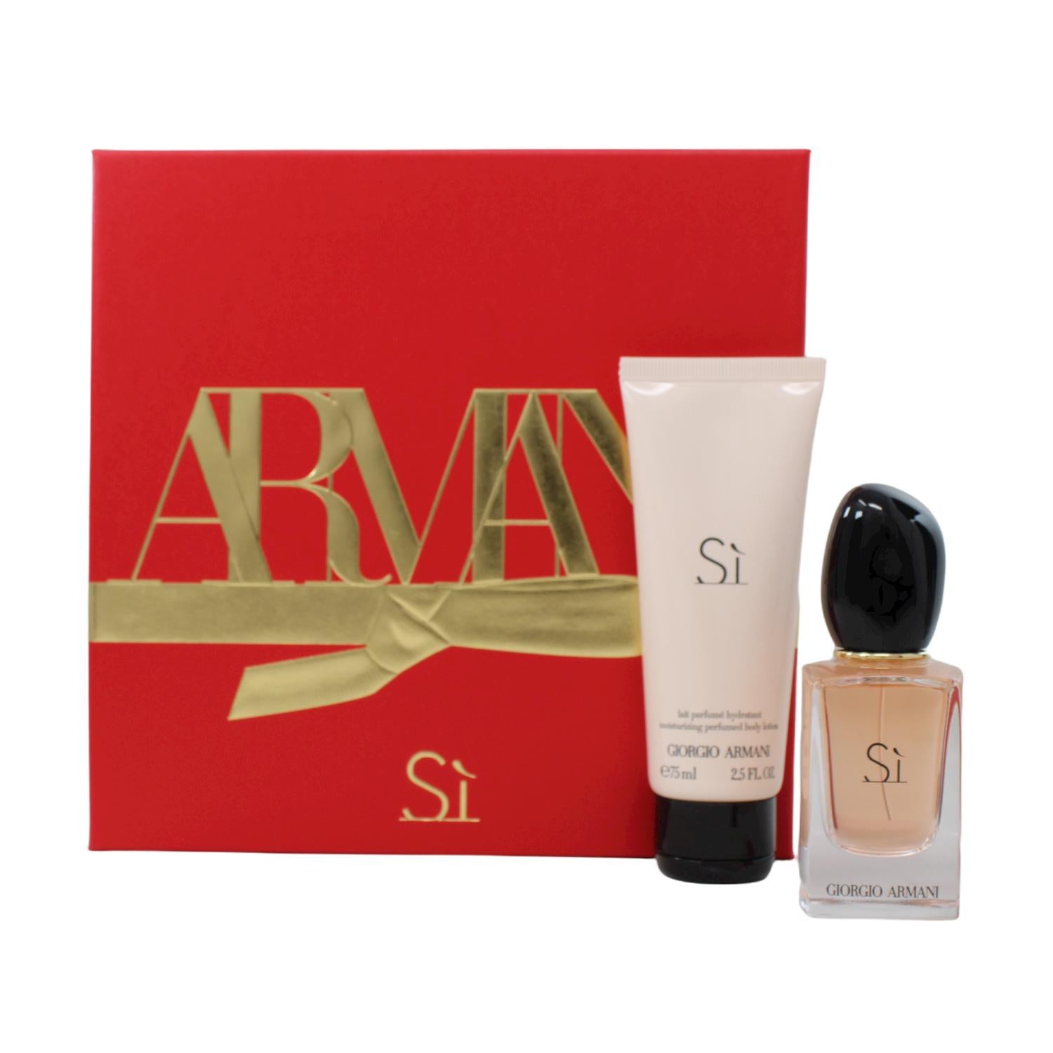 Giorgio Armani SI 2 Piece Set (1.0 OZ Eau de Parfum, 2.5 OZ Body Lotion) for Women