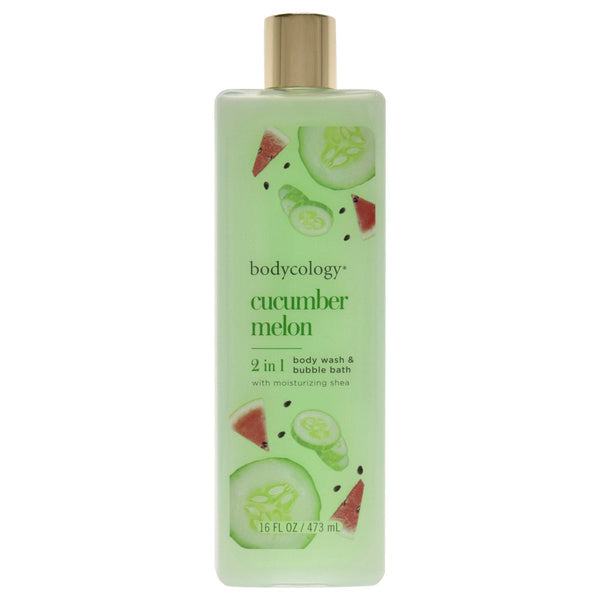 Cucumber Melon by Bodycology for Women - 16 oz Body Wash