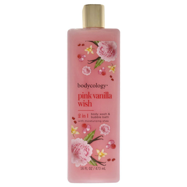 Pink Vanilla Wish by Bodycology for Women - 16 oz Body Wash