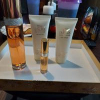 White Diamonds by Elizabeth Taylor for Women - 4 Pc Gift Set 3.3oz EDT Spray, 3.3oz Gentle Moisturizing Body Wash, 3.3oz Perfumed Body Lotion, 10ml EDT Spray